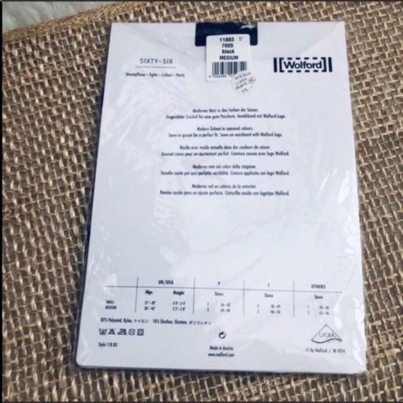 Wolford Open Fishnet Tights NEW - Picture 6 of 9